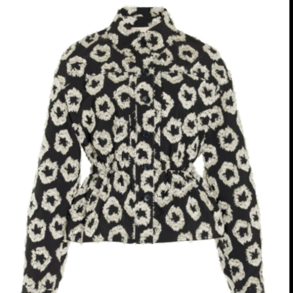 Ulla Johnson Arlin Fil Coupe Taffeta Jacket